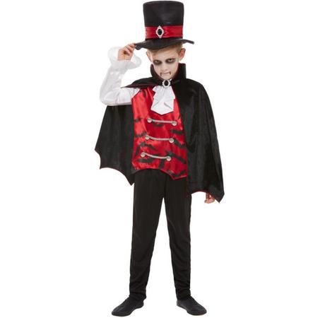 Vampier & Dracula Kostuum | Gruwelijke Graaf Dracula Maurice | Jongen | Small | Halloween | Verkleedkleding